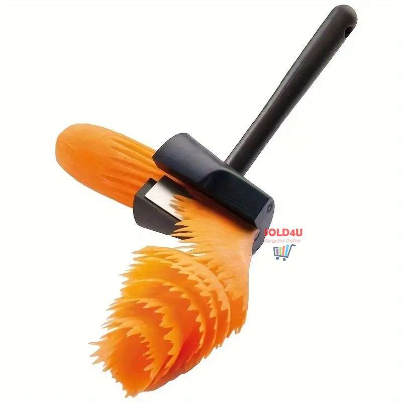 Stainless Steel Vegetable Spiralizer Carrot Curler - Perfect for Pasta, Salads & Garnishes