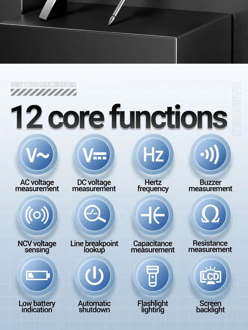 Multi-function Pen Tester Digital Multimeter