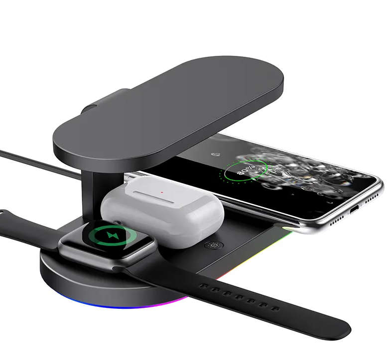 4-in-1 UV Sanitizing Wireless Charger for iPhone, Apple Watch (White only)
