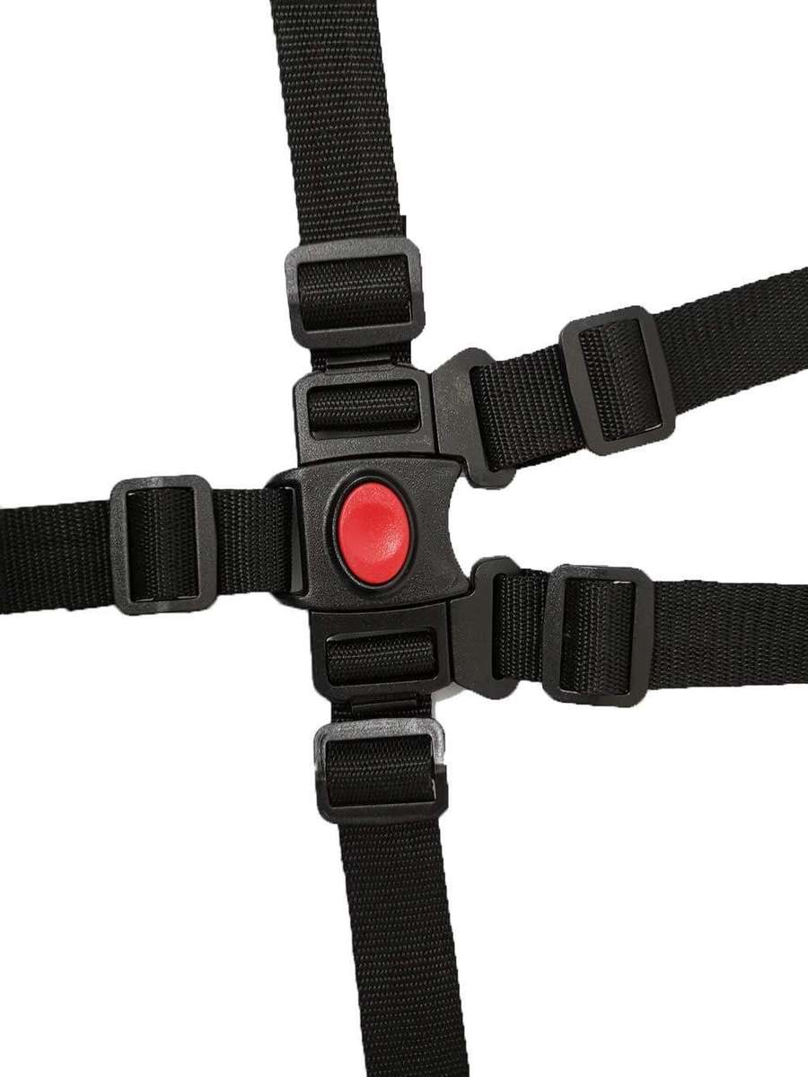Universal Baby 5 Point Safety Harness Belt For High Chair Stroller (Blue)