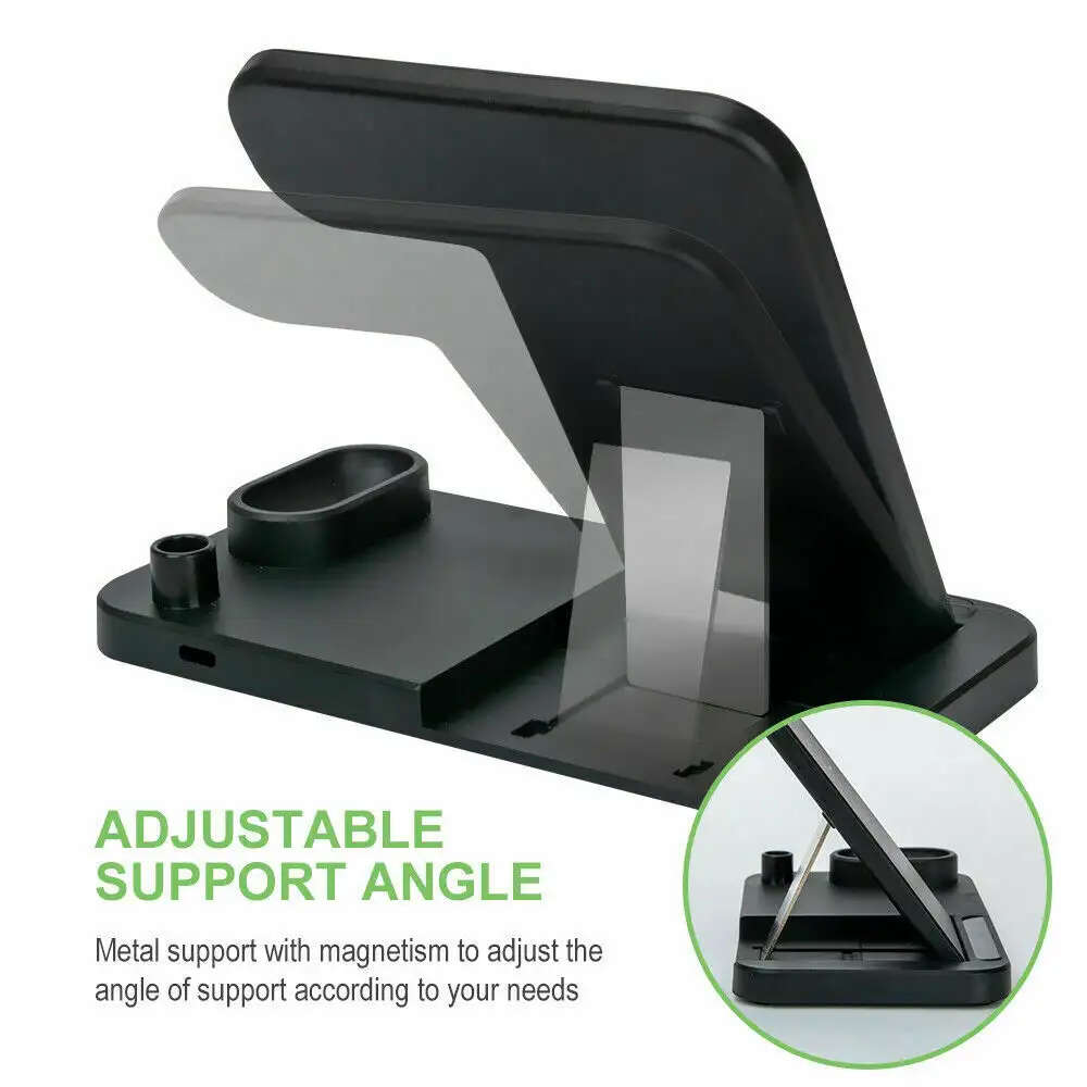 4 in 1 Fast Charging Dock for iWatch/Pencil/Airpods Pro/iPhone 11 pro