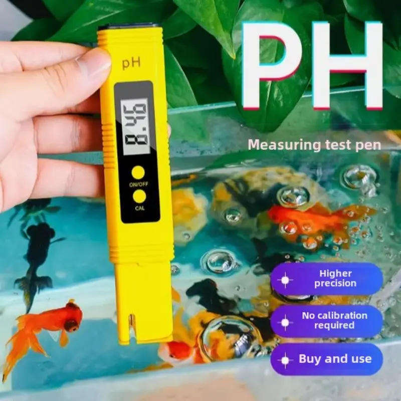Digital pH Meter with Backlit LCD Display, 0-14 pH Range
