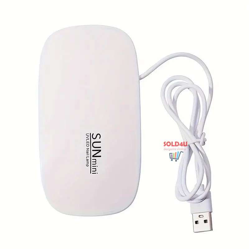 Mini UV Nail Dryer 6 UV LED - UV/LED Nail Lamp for Gel Varnish Curing