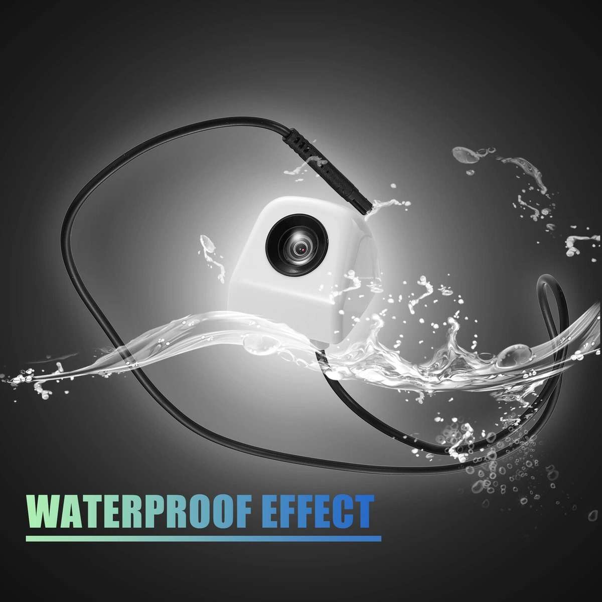 Car 12V 170 Degree Viewing angle Rear View Camera White