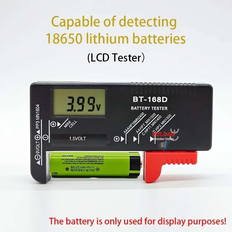 Digital LCD Battery Tester Universal  BT-168D