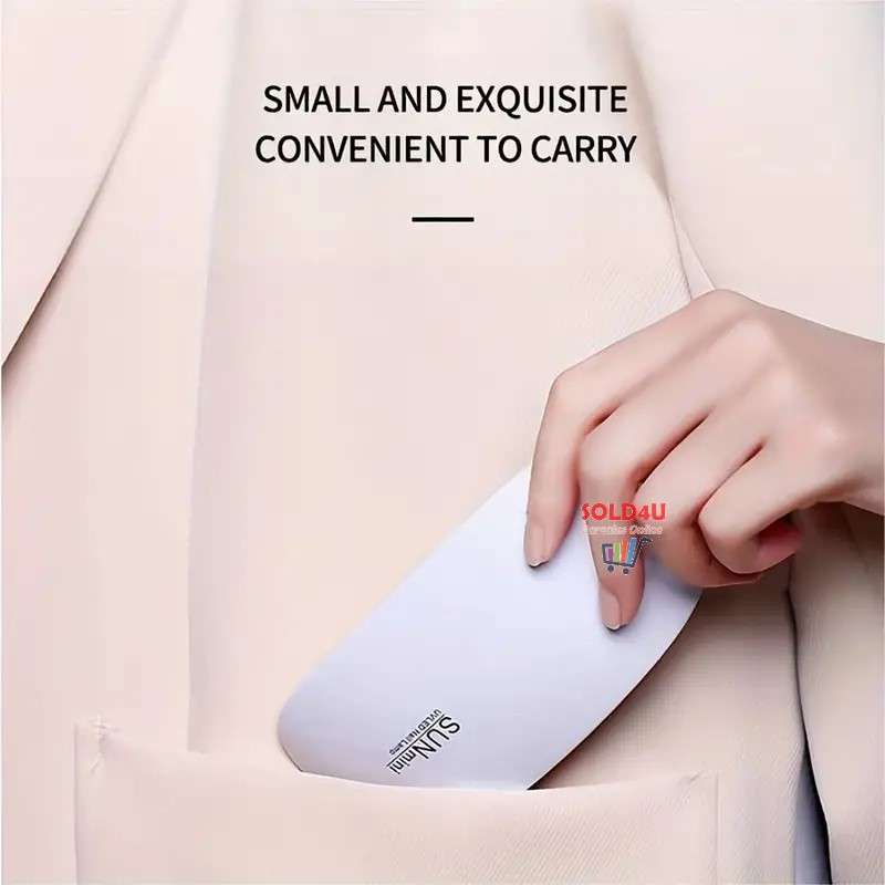 Mini UV Nail Dryer 6 UV LED - UV/LED Nail Lamp for Gel Varnish Curing