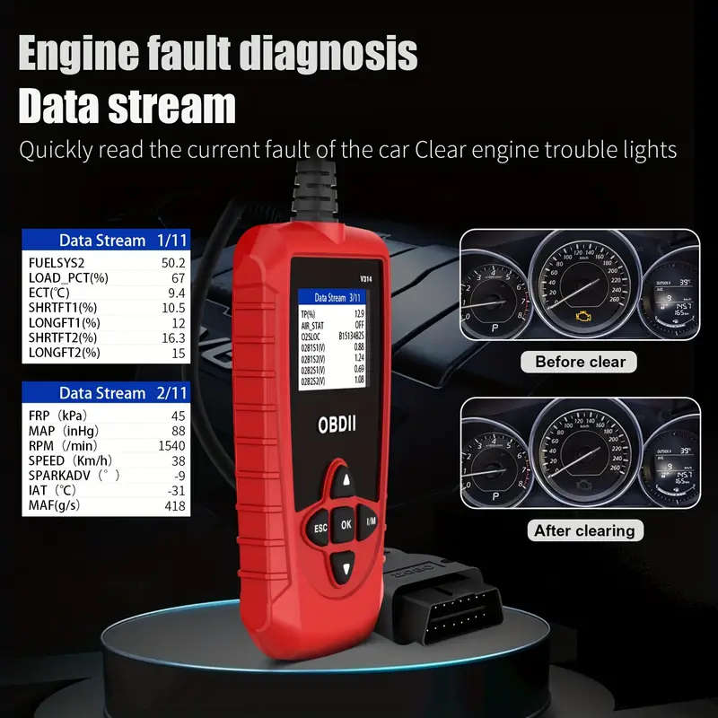 Compact And Exquisite Diagnostic Tool for Car Fault Diagnosis