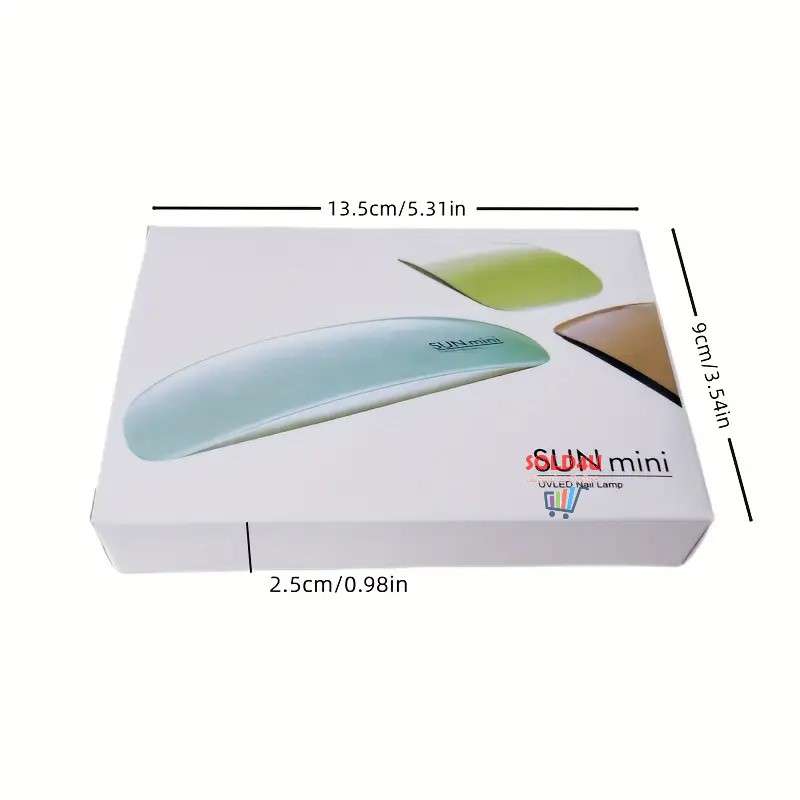 Mini UV Nail Dryer 6 UV LED - UV/LED Nail Lamp for Gel Varnish Curing