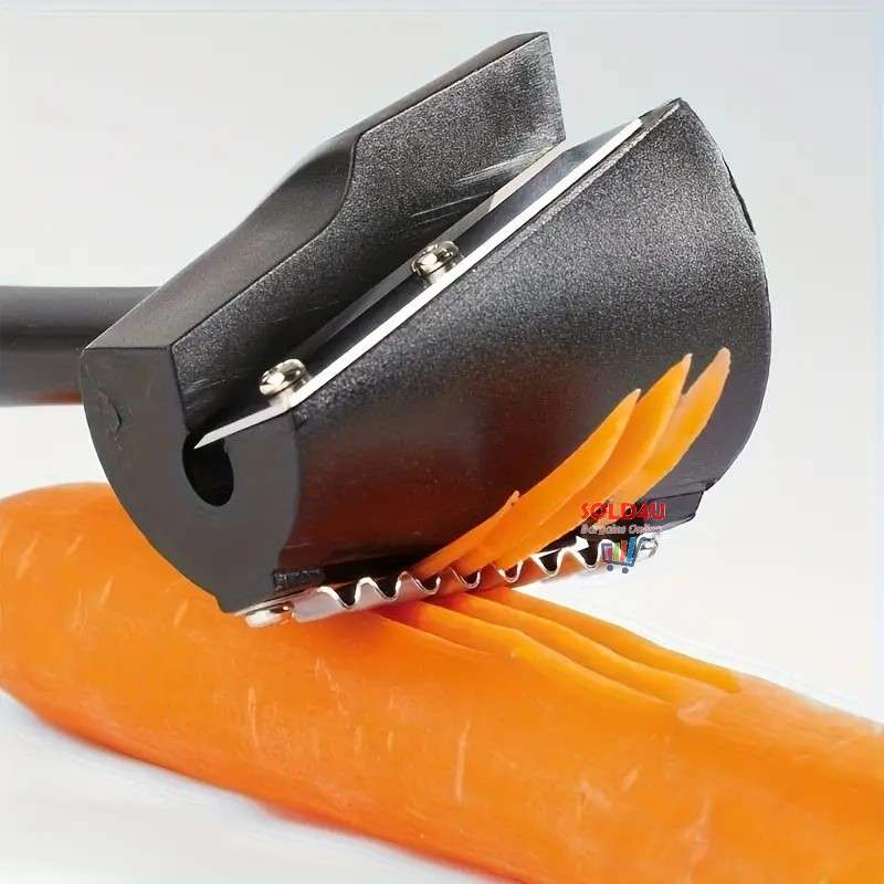 Stainless Steel Vegetable Spiralizer Carrot Curler - Perfect for Pasta, Salads & Garnishes