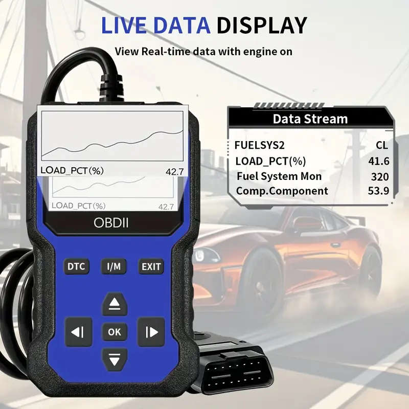 Car Fault Detector Code Reader OBD2 Scanner Diagnostic Tool