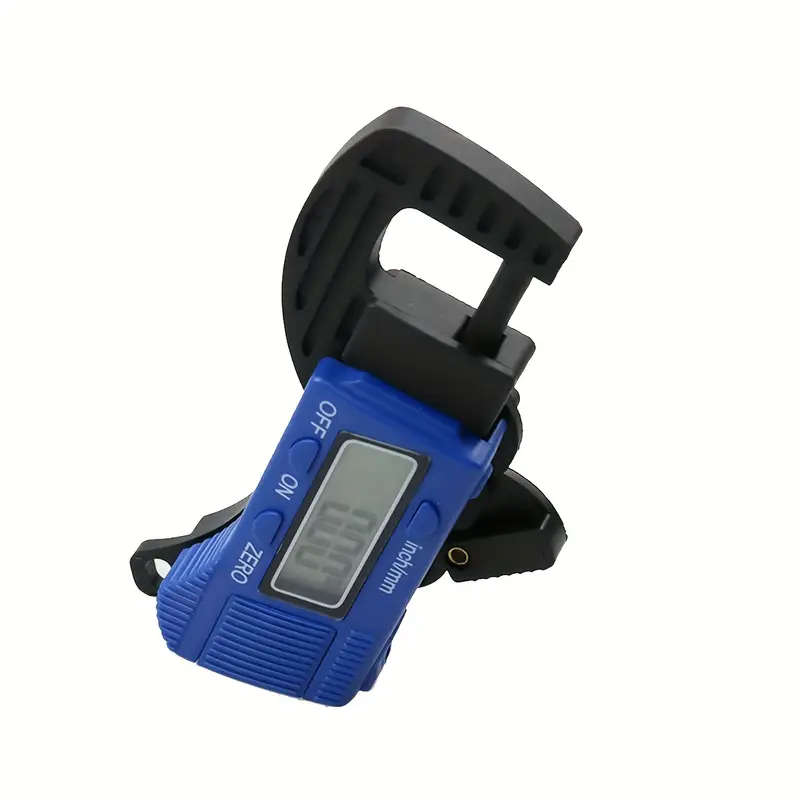 Portable Electronic Digital Thickness Gauge 0-12.7mm Blue