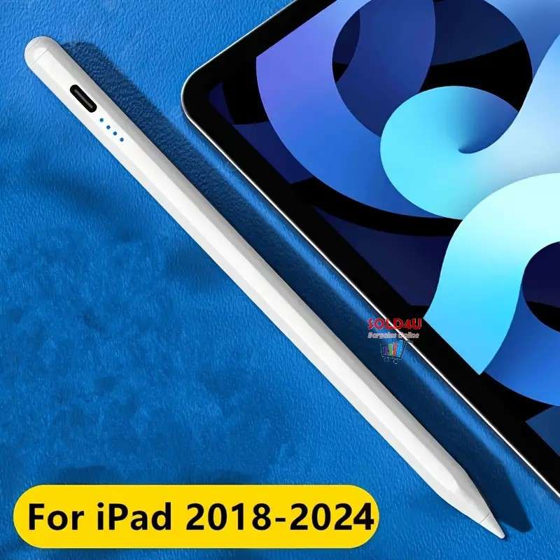 Active Stylus Pen for iPad 2018-2024, Tilt Sensitivity, Palm Rejection, High Precision Touch Pen