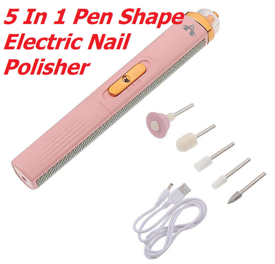 Portable 5 In 1 Nail Polisher Manicure Drill Kit