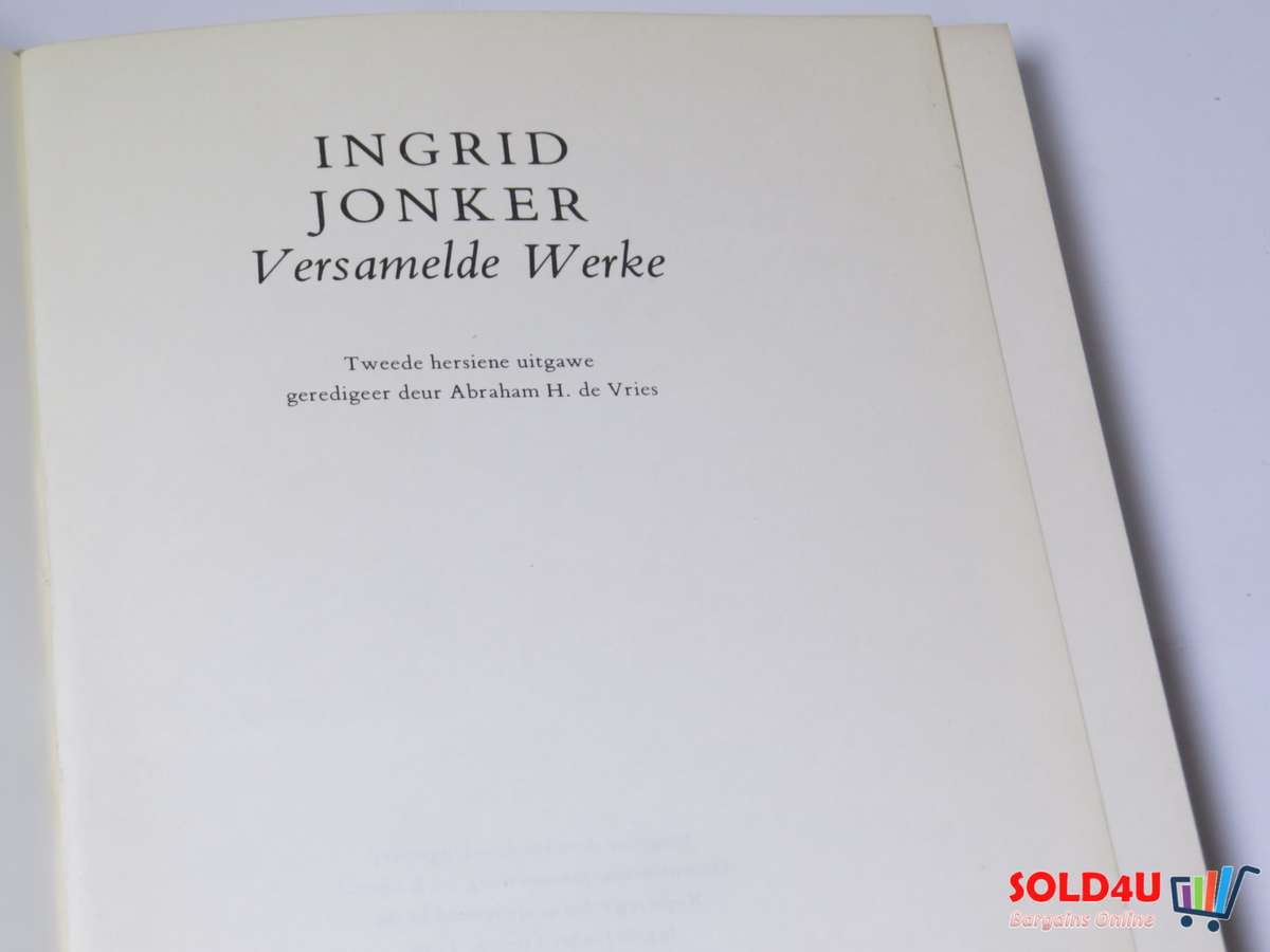 Versamelde werke -  Ingrid Jonker