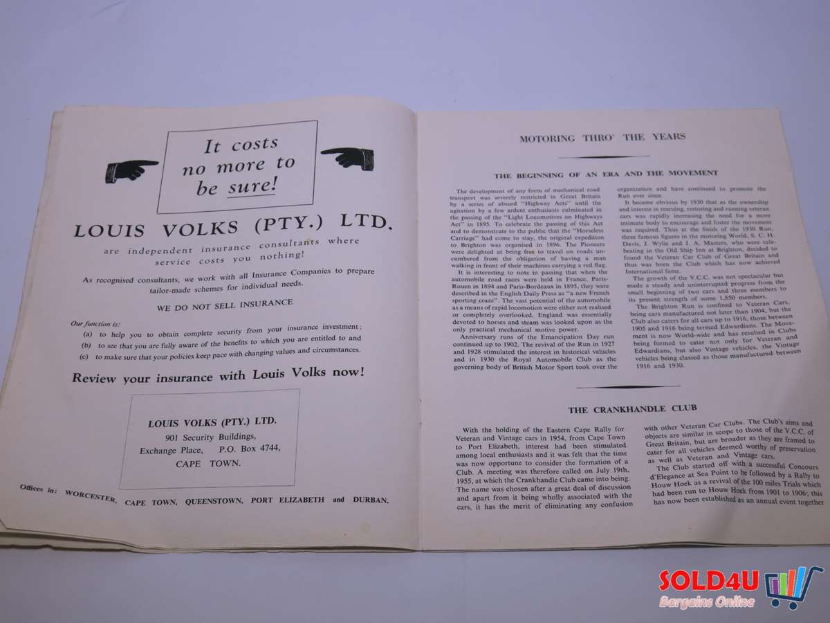 Motoring - Thro the years