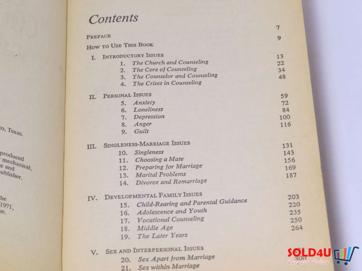 Christian Counselling - Gary R. Collins