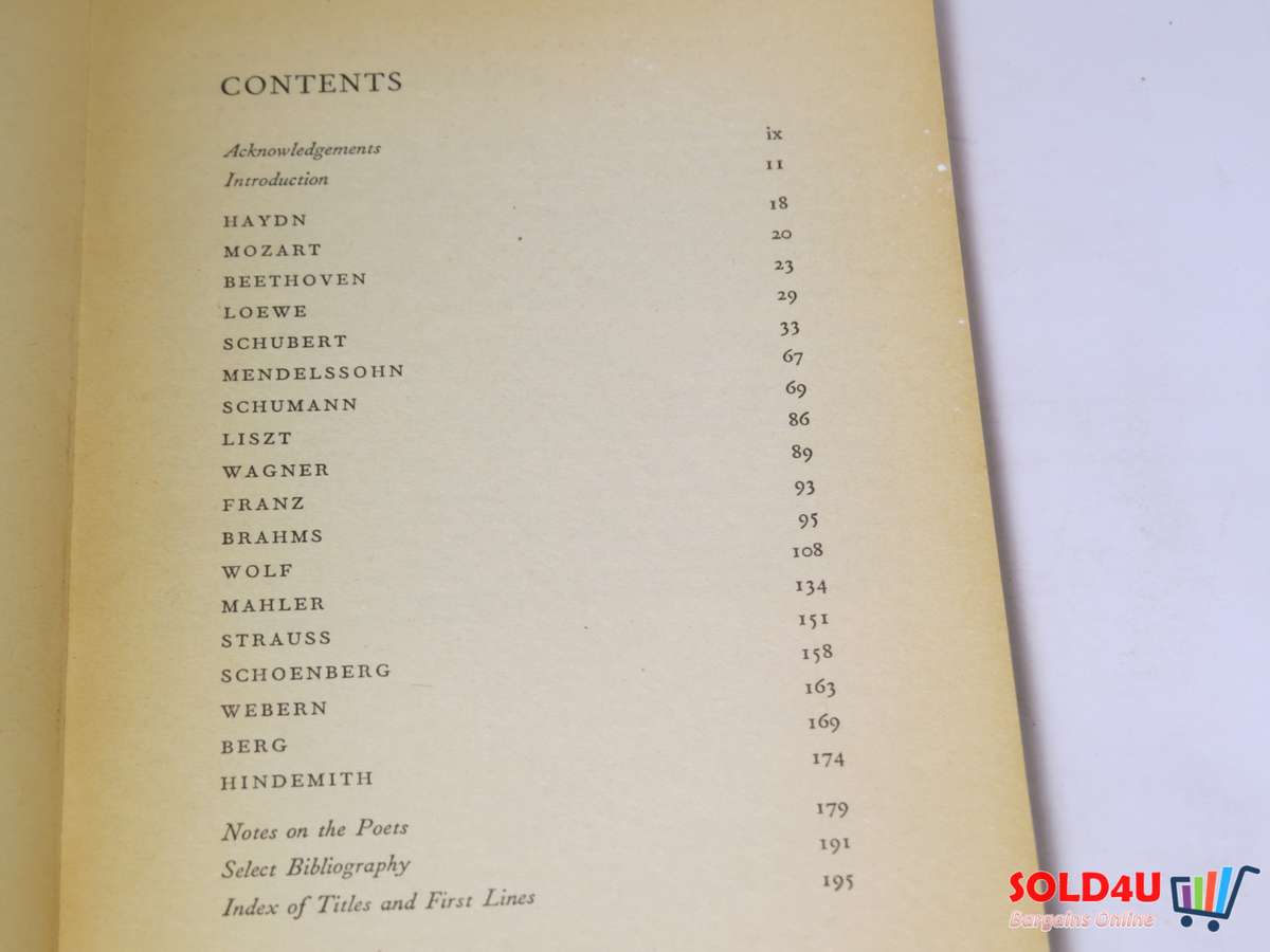 The Penguin book of Lieder by S.S.Prawer