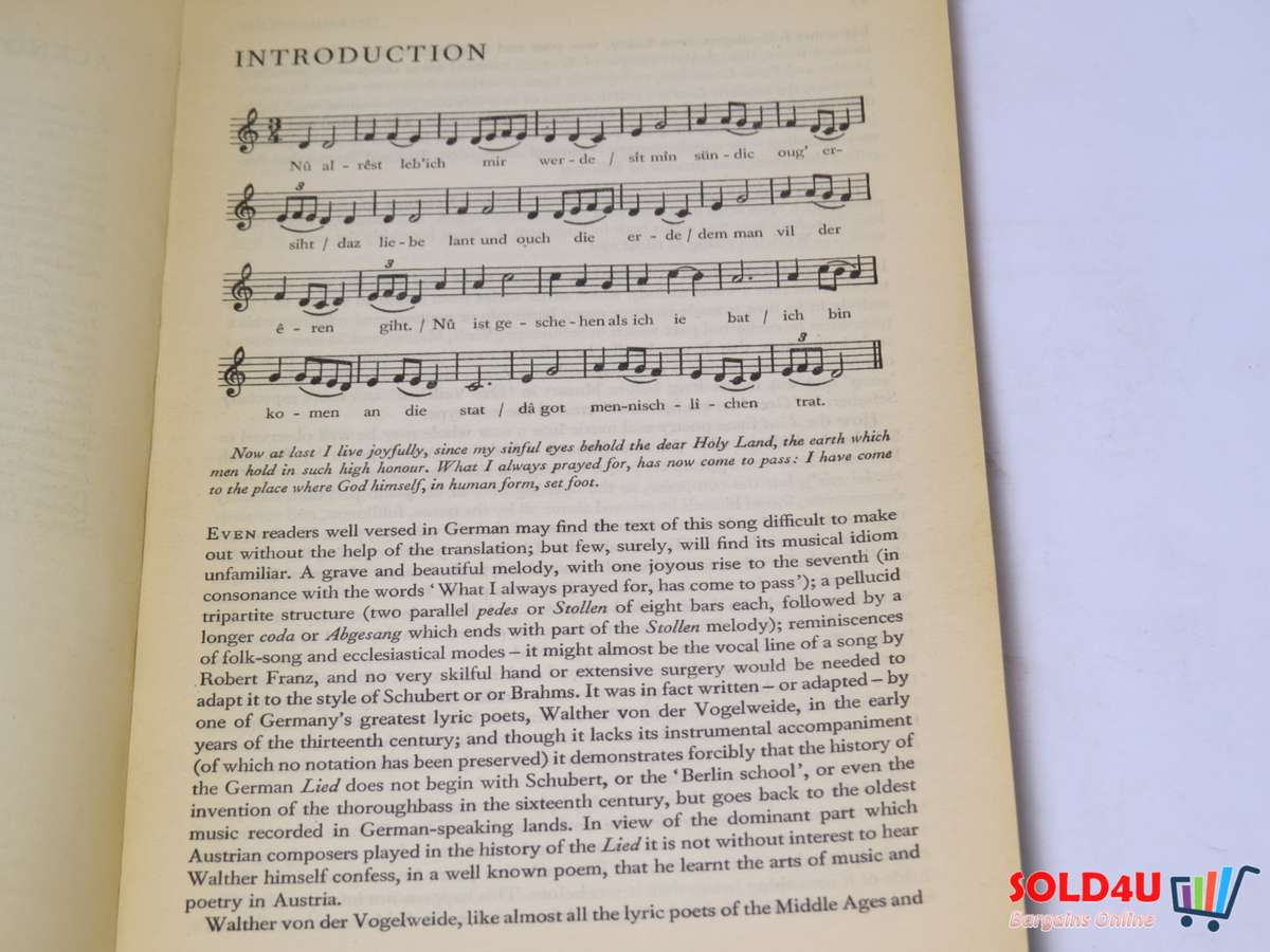 The Penguin book of Lieder by S.S.Prawer