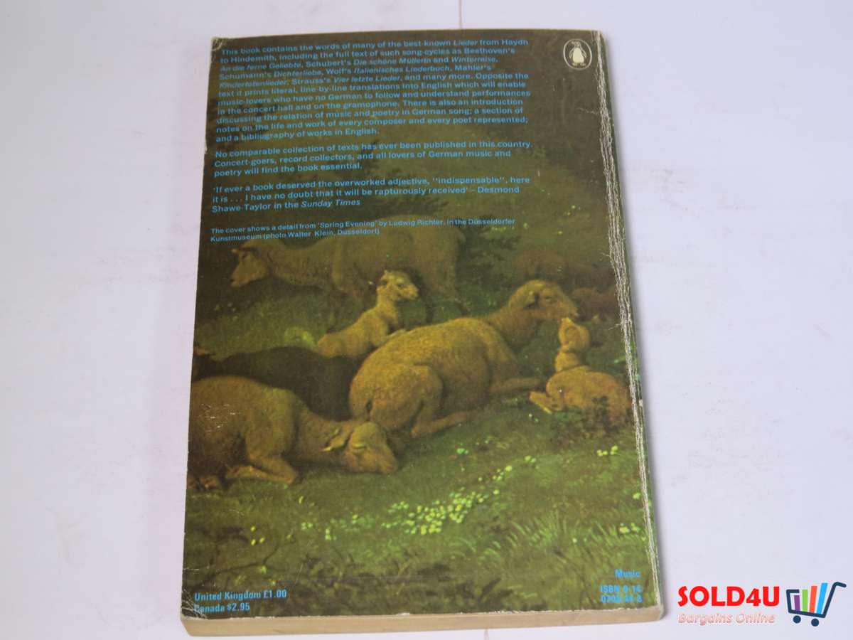 The Penguin book of Lieder by S.S.Prawer