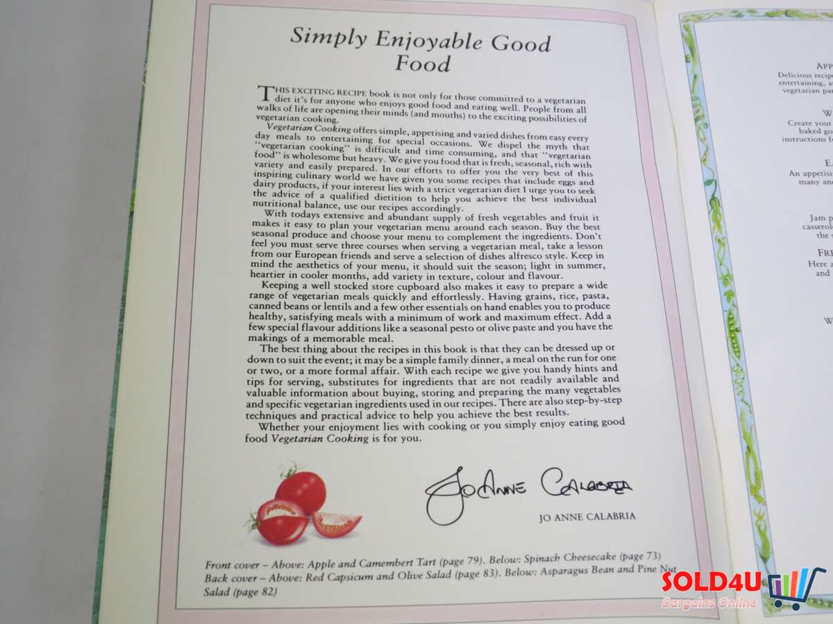 Family Circle Cookery Collection - Vegetarian Cooking by Jo Anne Calabria