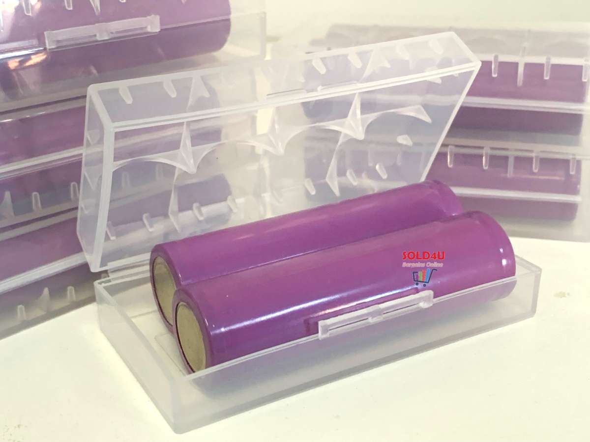 18650 Li-ion Rechargeable Battery 3.7V [ set of 2 in Plastic Box ]