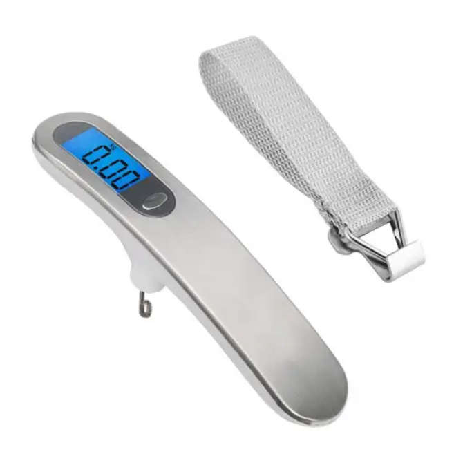 50kg Digital Hanging Luggage Scale with LCD Backlit Screen Portable