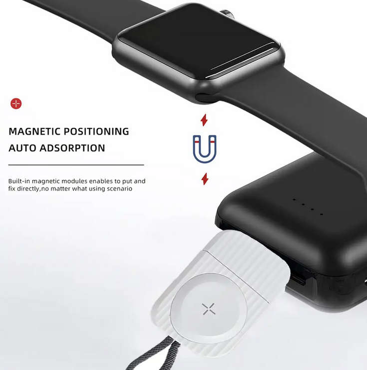 Portable Magnetic Wireless Charger Dock for Apple Watch Series