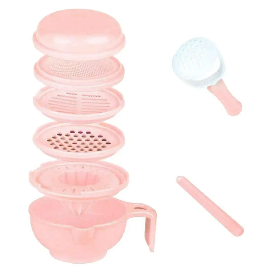 9 in 1 Multifunctional Manual Baby Food Grinder Bowl