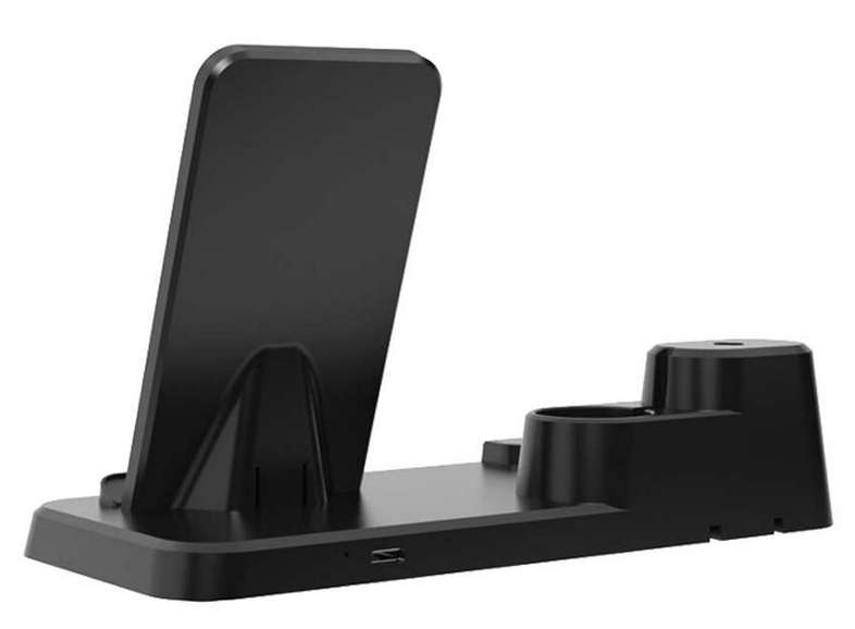 3 in 1 Qi Wireless Charger Dock Station For iPhone Airpods Apple Watch