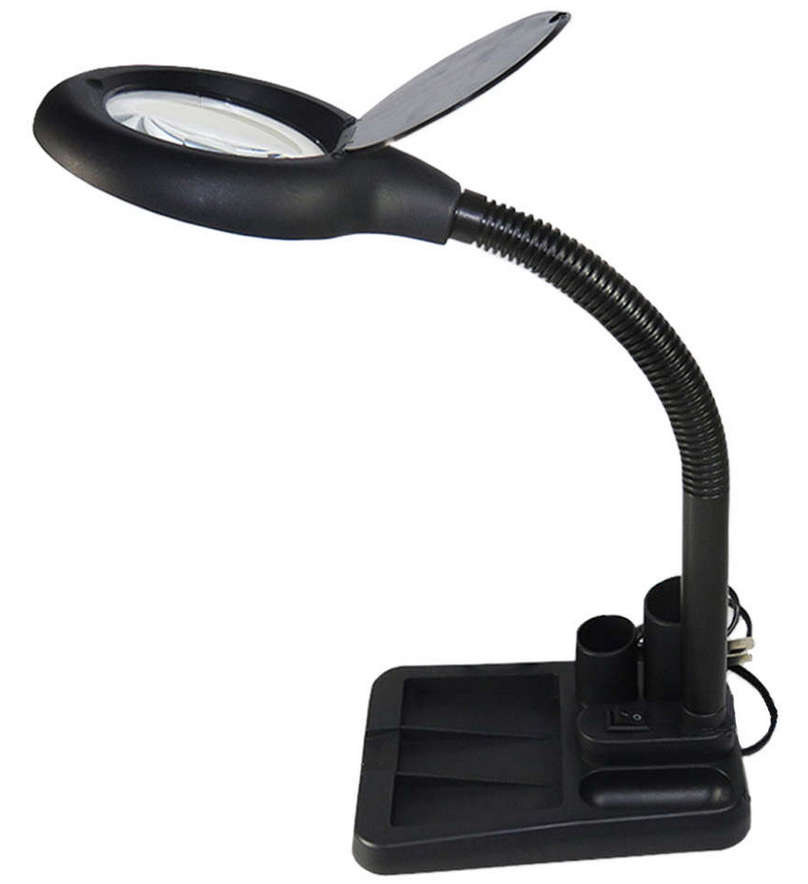 LED Desk Lighting Magnifier Lamp Light 5X to 10X Magnifier
