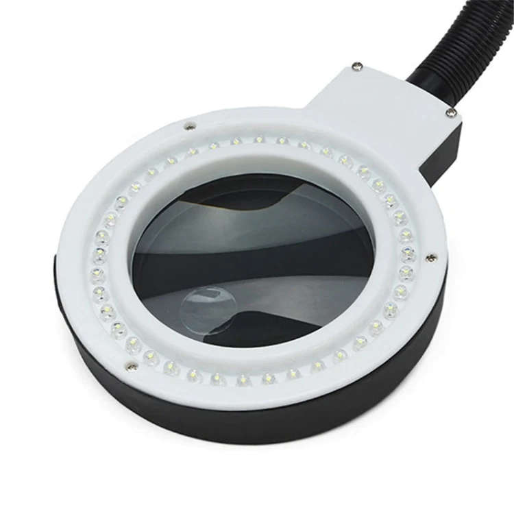 LED Desk Lighting Magnifier Lamp Light 5X to 10X Magnifier