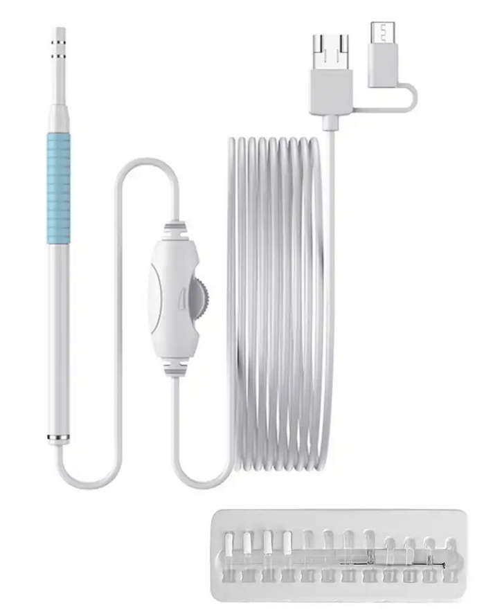 Visual Earpick with LED Camera Endoscope