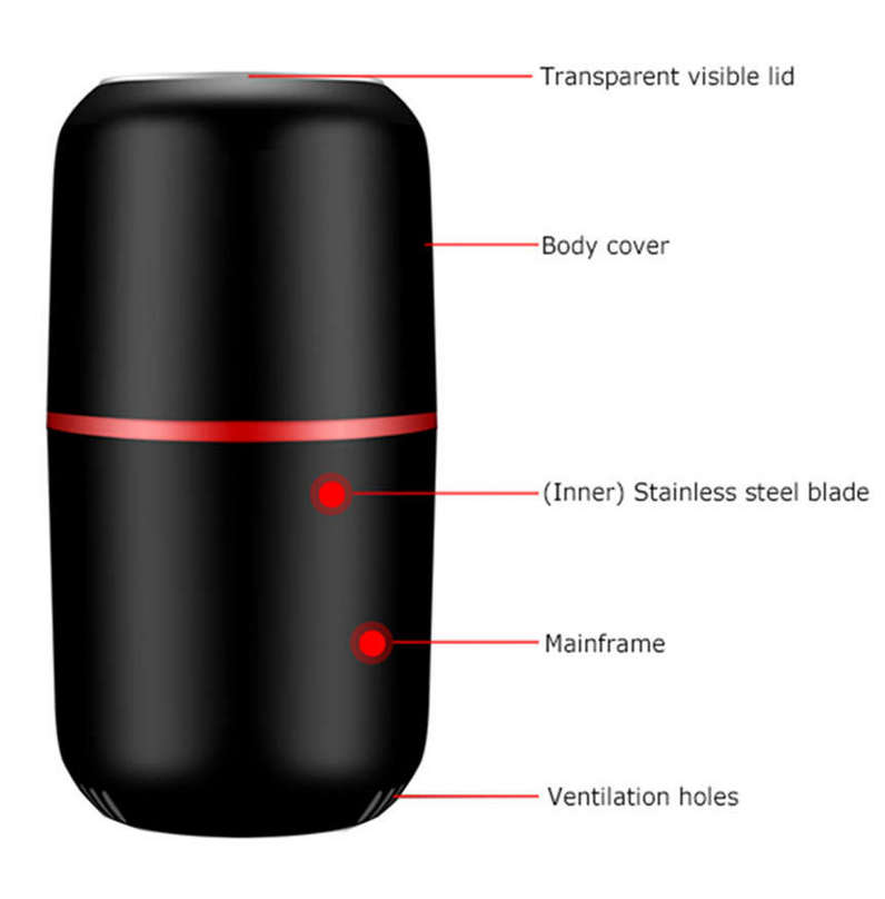 Multifunction Coffee Grinder Kitchen Salt Pepper mill