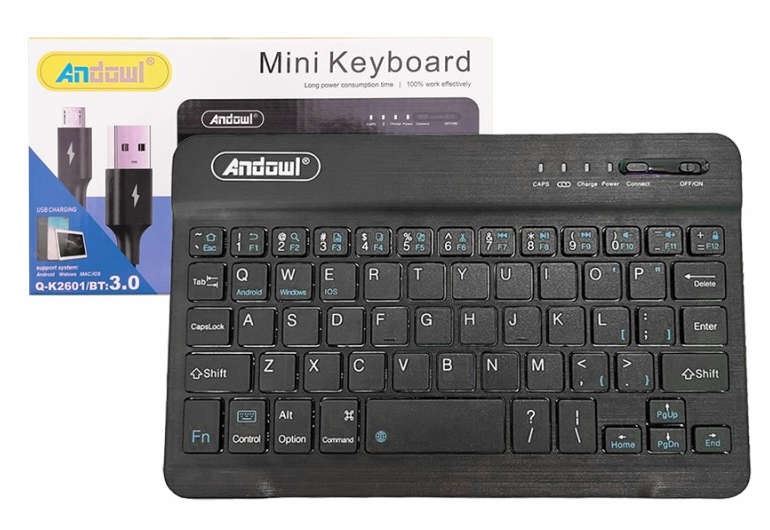 Rechargable Mini Keyboard Support Mobile Phones/Tablets/Computers