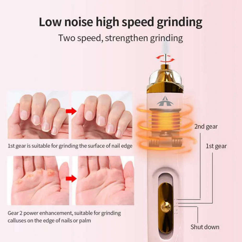 Portable 5 In 1 Nail Polisher Manicure Drill Kit