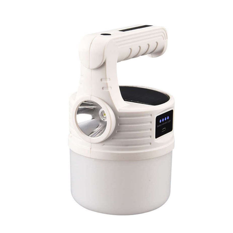 Solar Double Light USB Rechargeable Camping Lamp