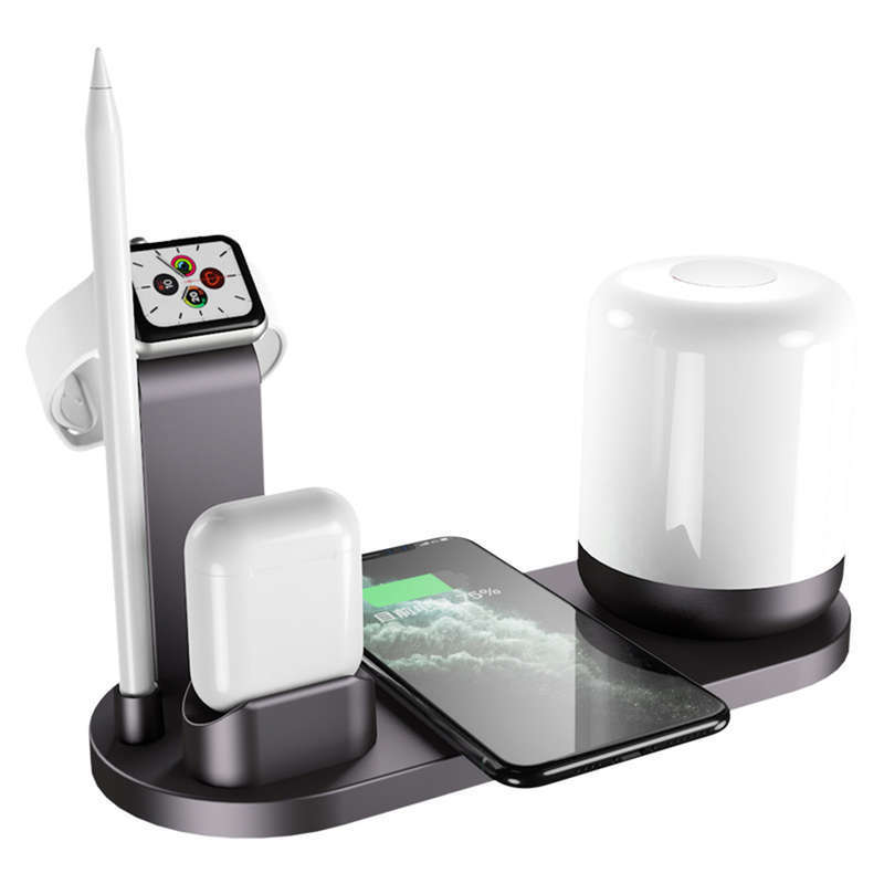 10W Fast Charging Stand with LED Touch Night Light