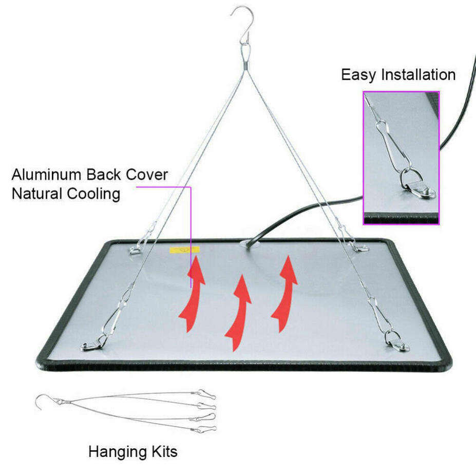 225 LED Grow Light  Full Spectrum Ultrathin Panel