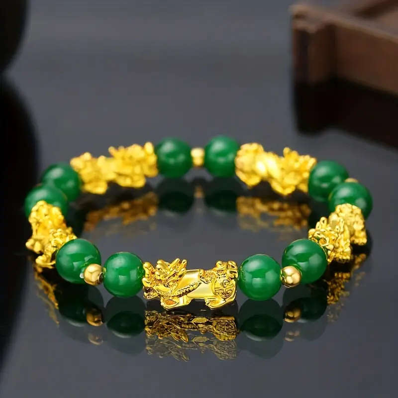 Fortune Lucky Dragon Charm Good Luck Bracelet
