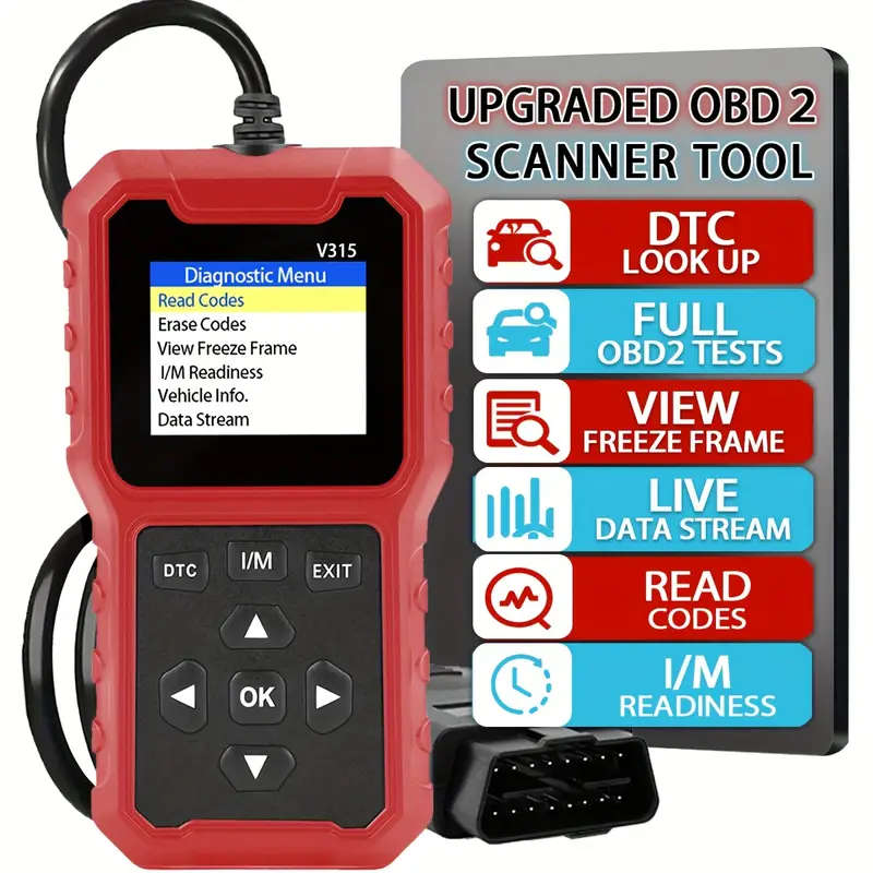 V315 Advanced OBD2 Scanner Diagnostic Tool