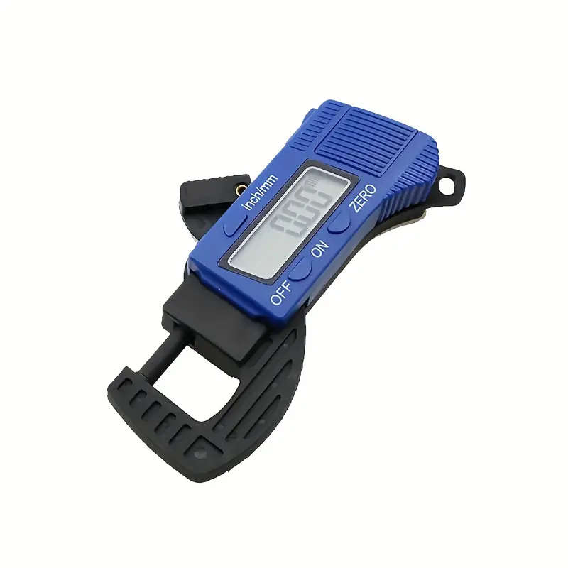 Portable Electronic Digital Thickness Gauge 0-12.7mm Blue