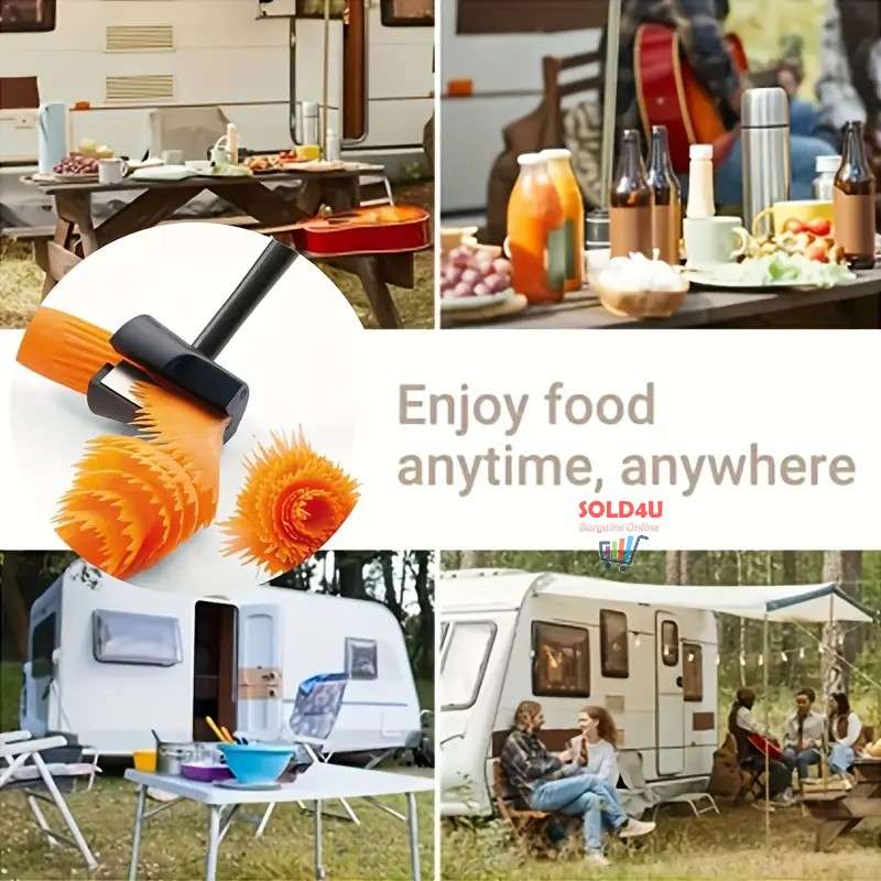 Stainless Steel Vegetable Spiralizer Carrot Curler - Perfect for Pasta, Salads & Garnishes