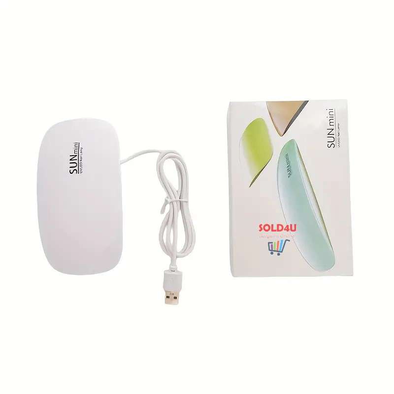 Mini UV Nail Dryer 6 UV LED - UV/LED Nail Lamp for Gel Varnish Curing