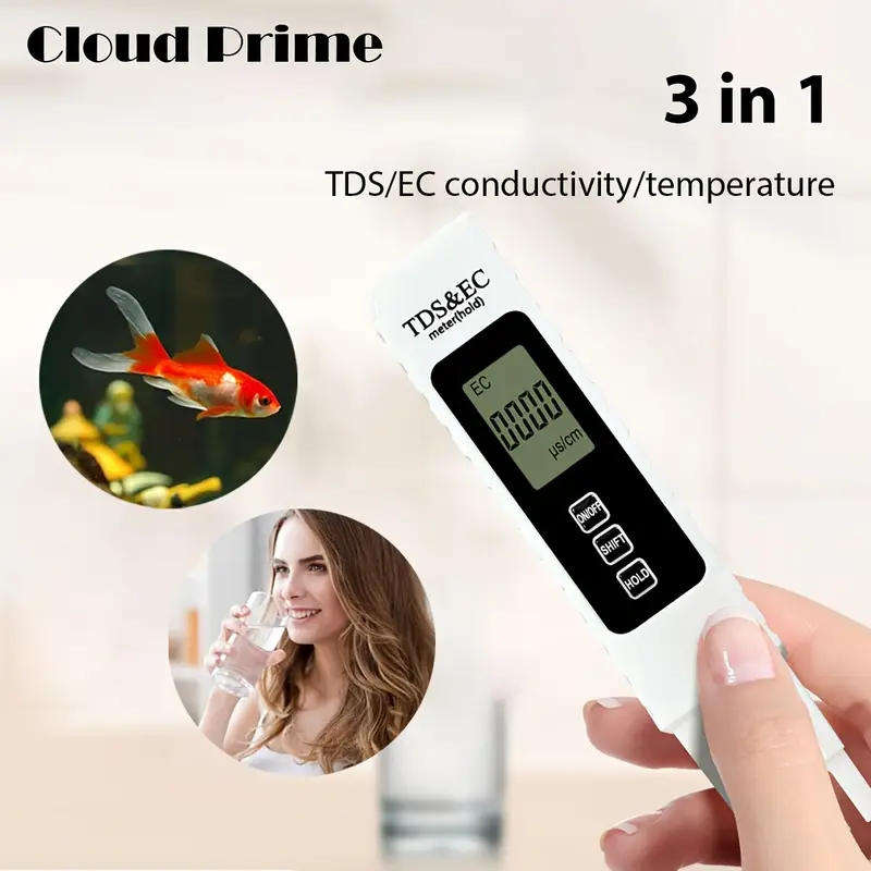 Digital TDS Water Quality Purity Tester - Total Dissolved Solids