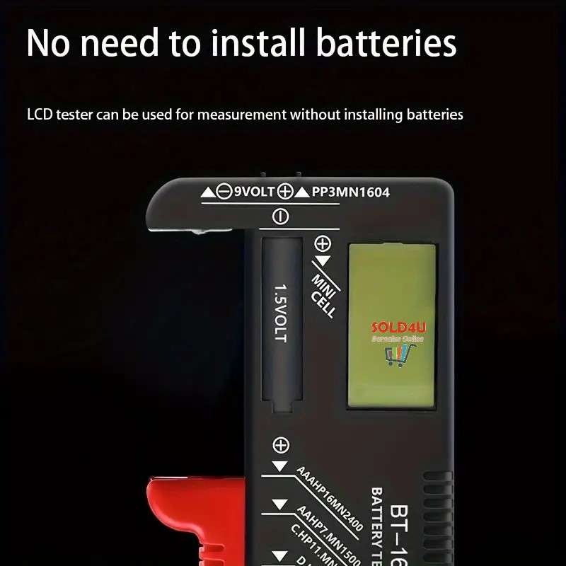 Digital LCD Battery Tester Universal  BT-168D