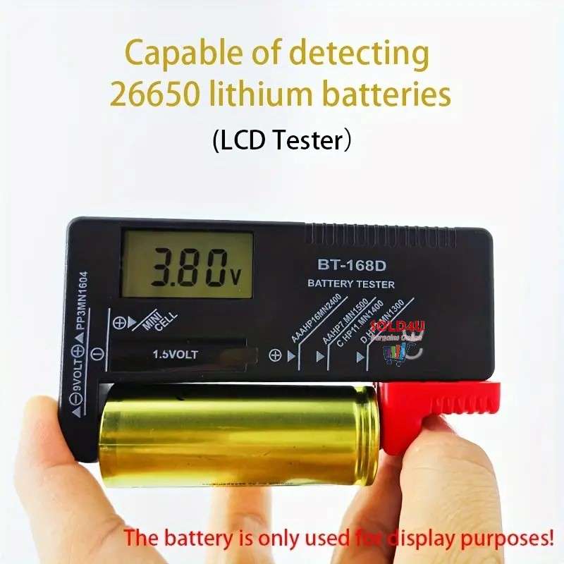 Digital LCD Battery Tester Universal  BT-168D