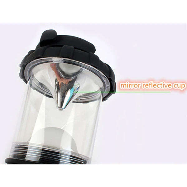 11 LED Bulbs Camping Fishing Bivouac Lantern Light built in Hook