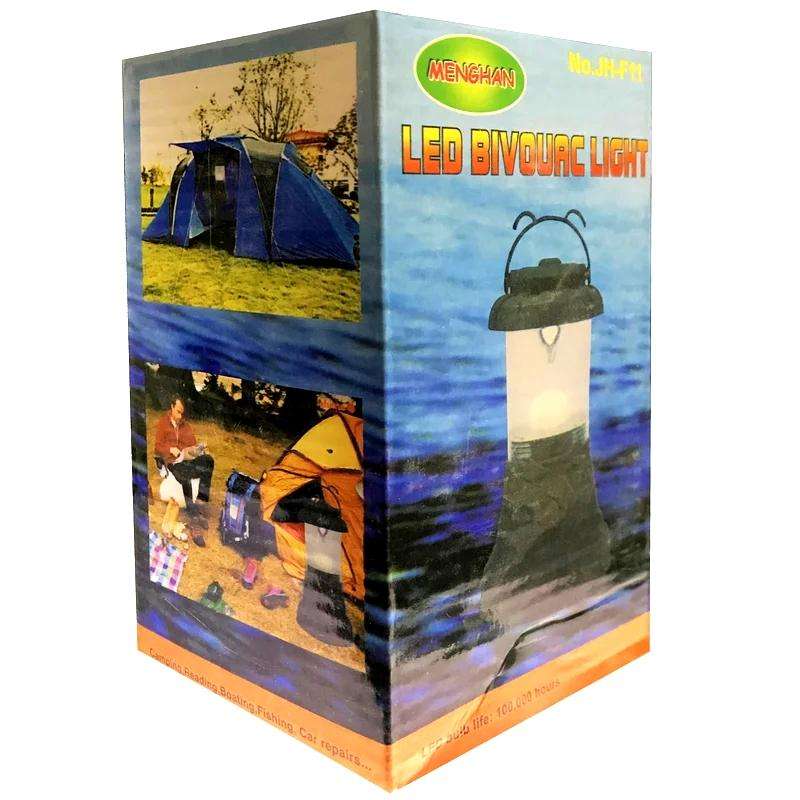 11 LED Bulbs Camping Fishing Bivouac Lantern Light built in Hook