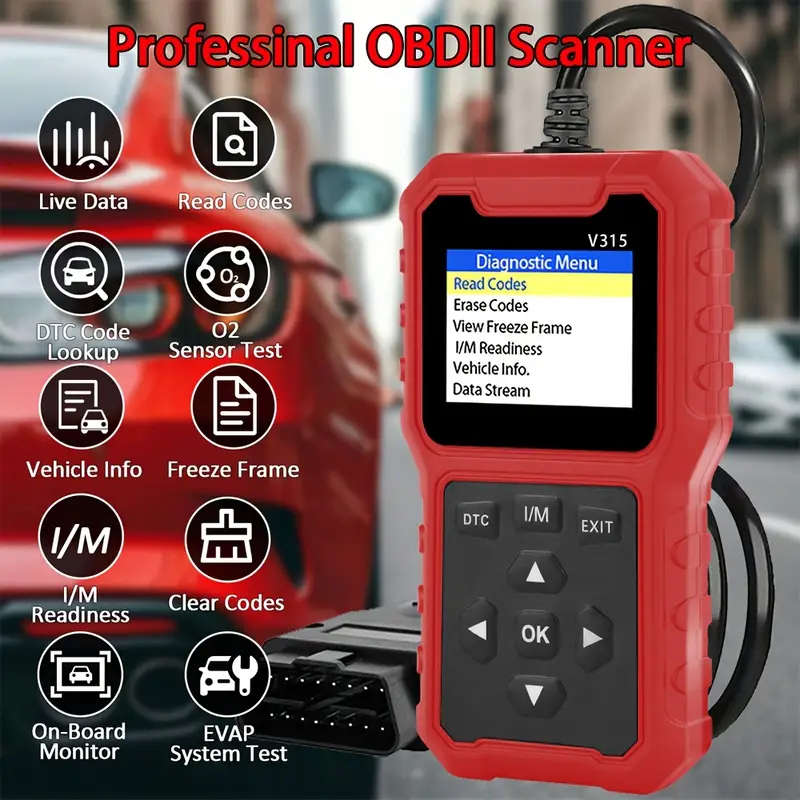 V315 Advanced OBD2 Scanner Diagnostic Tool