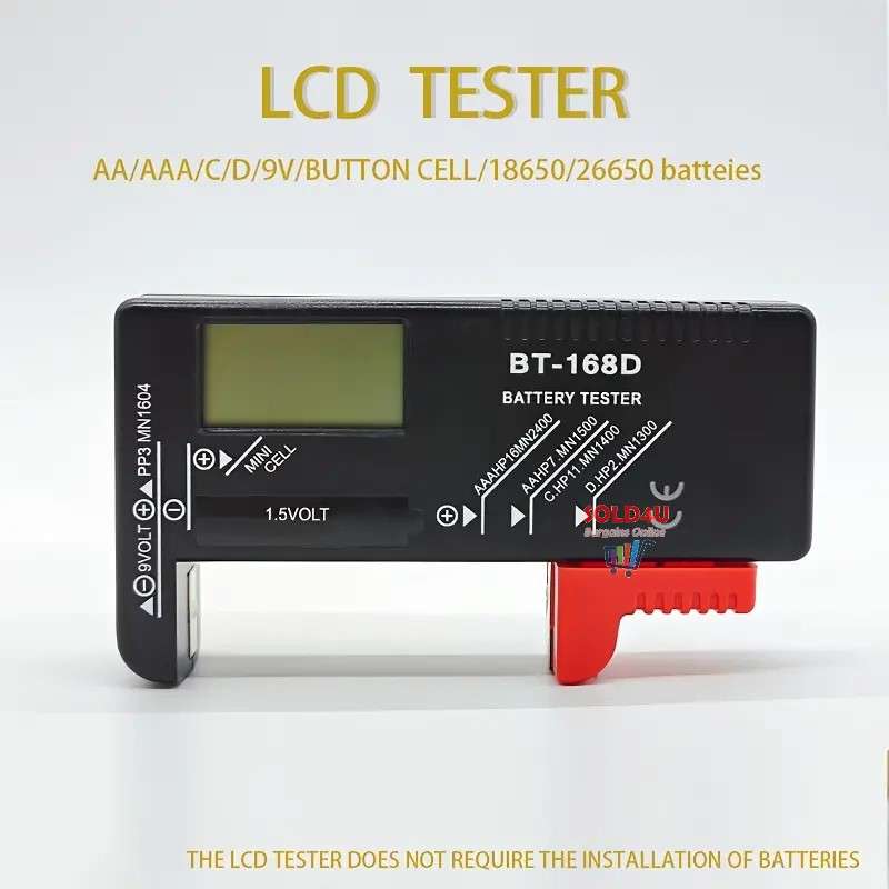 Digital LCD Battery Tester Universal  BT-168D